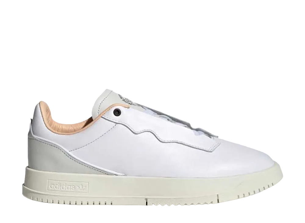 アディダスオリジナルス スーパーコート プレミアム "フットウェアホワイト/オフホワイト"