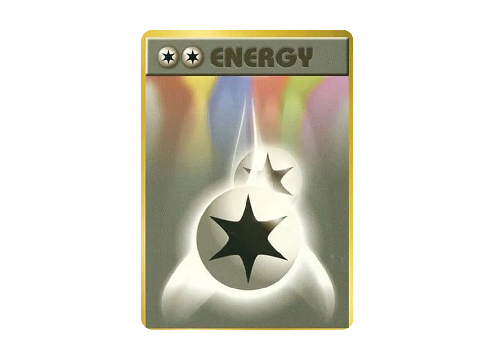 無色2個エネルギー 初版 : 旧裏 [PMCG1-1](拡張パック「ポケットモンスター カードゲーム」初版)