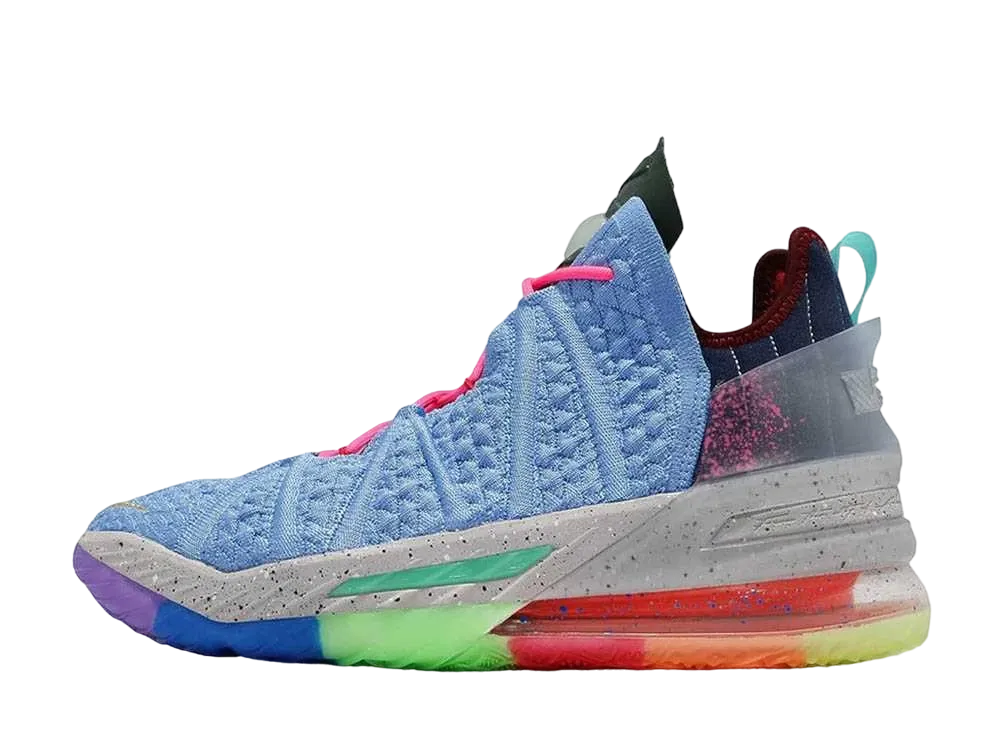 ナイキ レブロン18 "ユニバーシティブルー/メタリックゴールド"