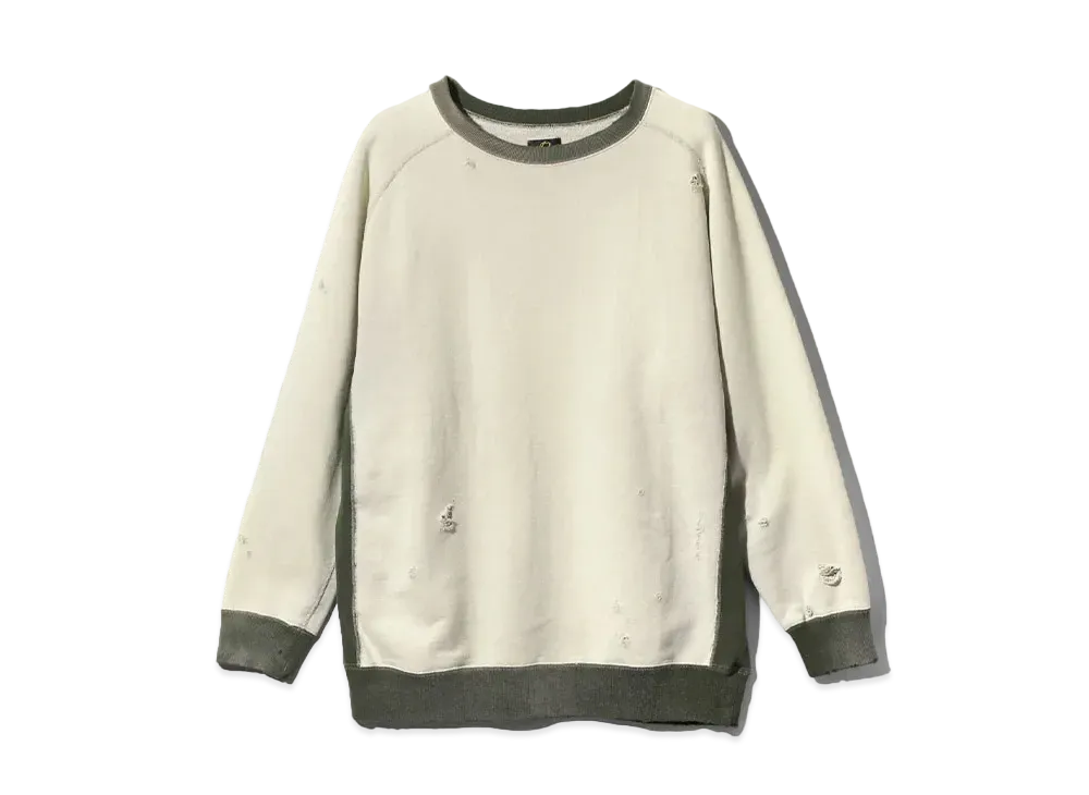 Needles 2Tone C/N Sweat Shirt F Terry "White"