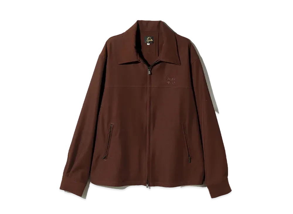 Needles Sport Jacket PE/R/PU Cavalry Twill "Brown"