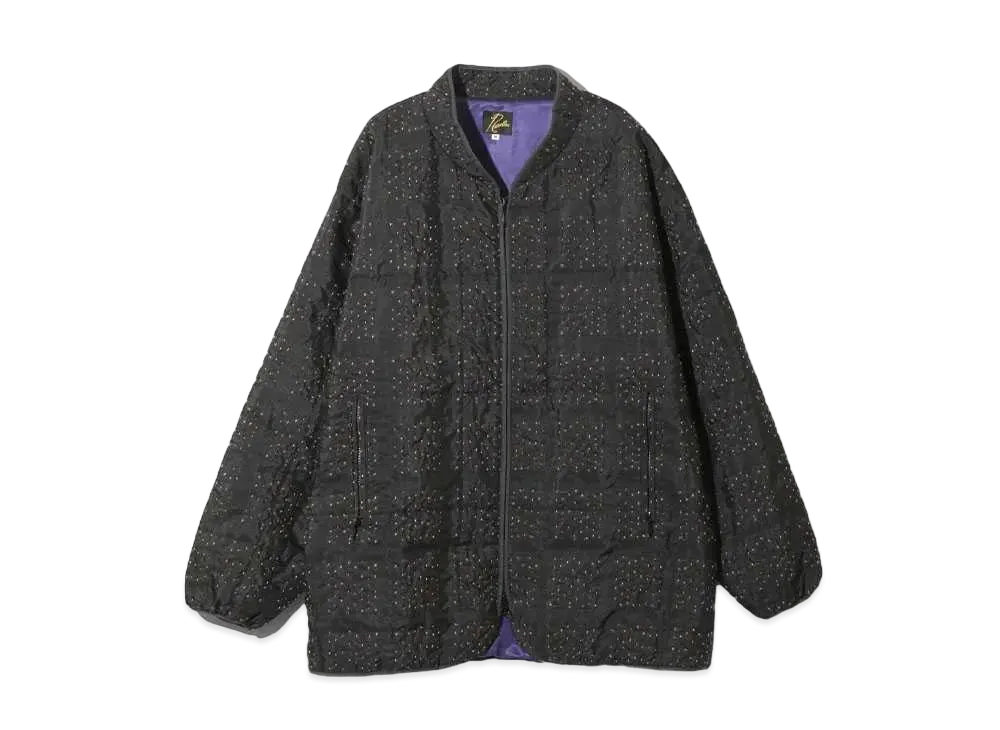 Needles Piping Quilt JK Sq Double Cut JQ "Black"