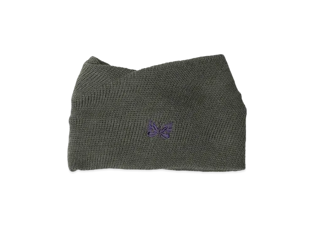 Needles Neck Warmer Merino Wool "Khaki"