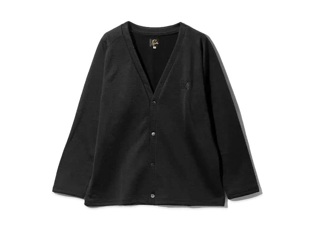 Needles V Neck Cardigan Bright Jersey "Black"