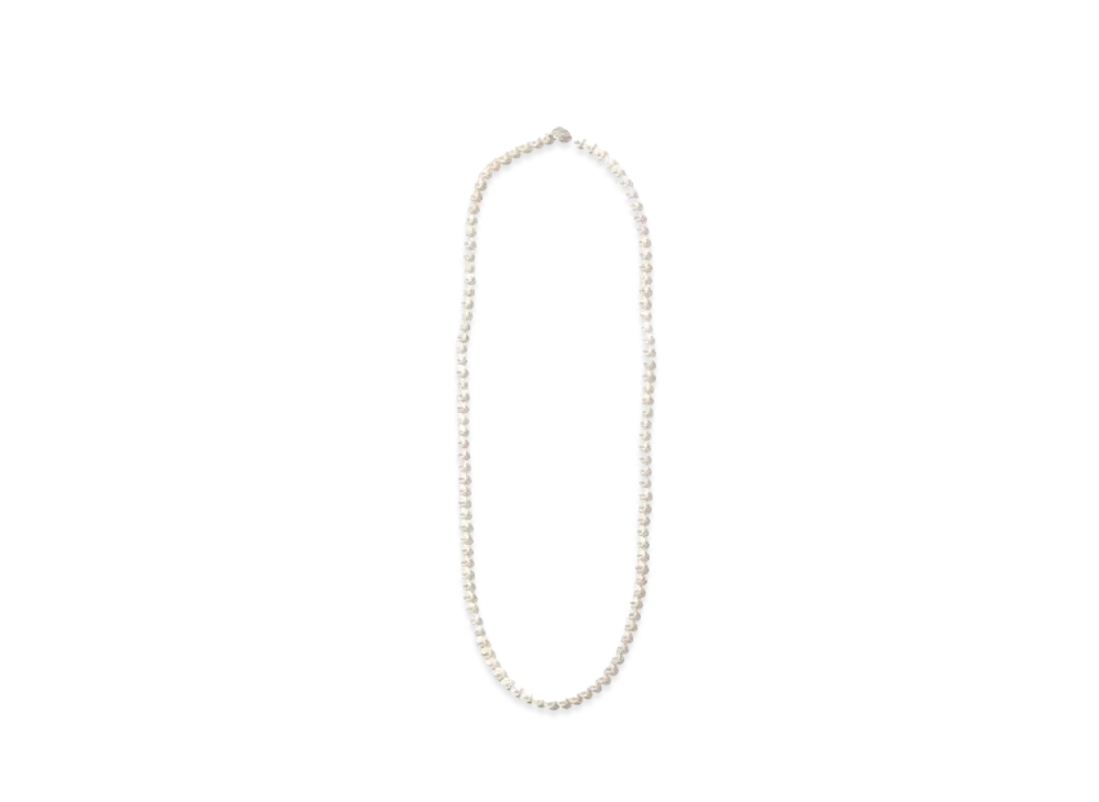 Needles Necklace White Pearl "White"