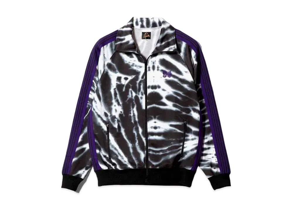Needles Track Jacket P/S Tie Dye Print "Black"