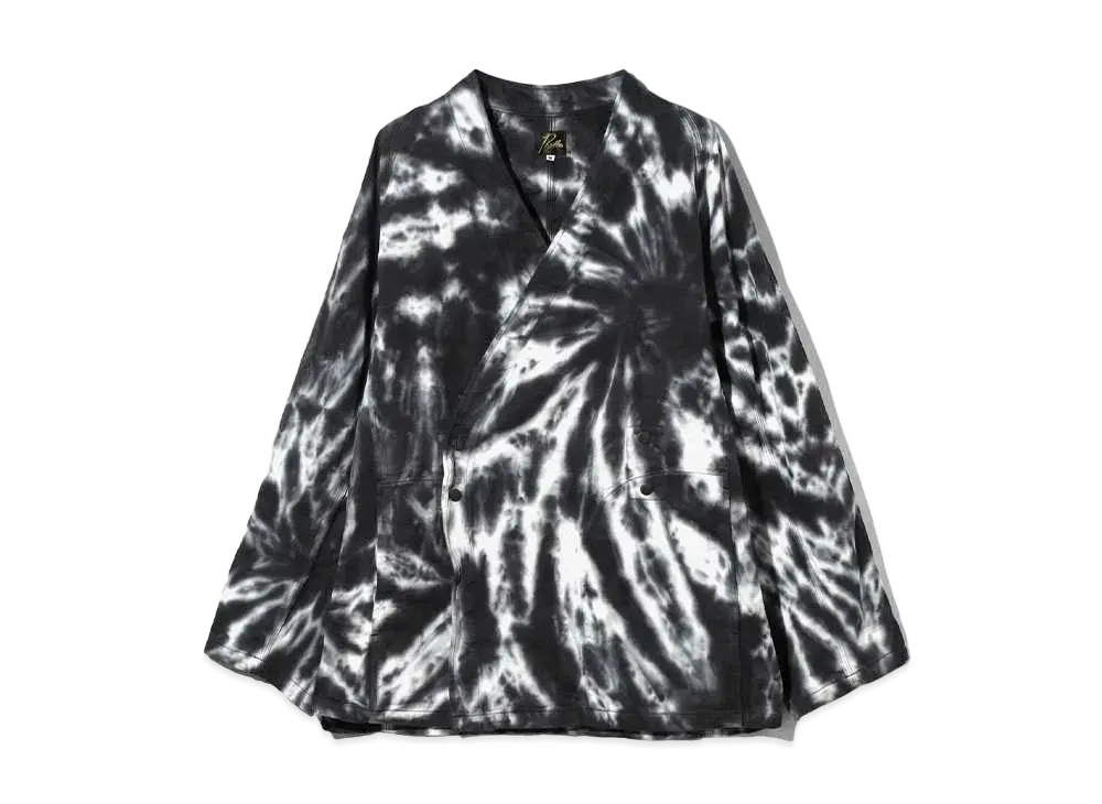 Needles Samue Jacket 8oz Denim Tie Dye "Black"