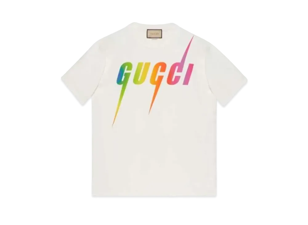 GUCCI Women's Ice Cream Cotton Jersey T-shirt "Ivory"
