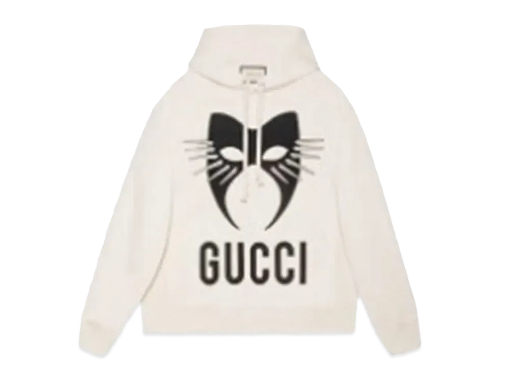 グッチ メンズ マニフェスト オーバーサイズ スウェットシャツ "ホワイト" 569828 XJBTR 9911