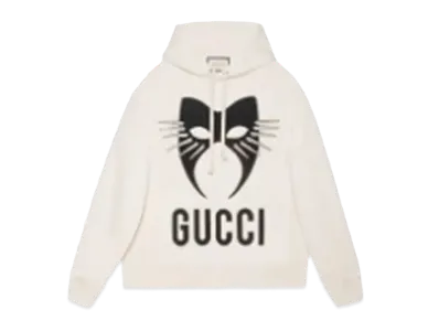 GUCCI Men's Manifesto Oversize Sweatshirt "White"