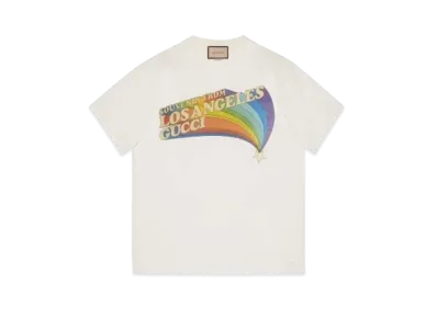 GUCCI Men's Cotton T-shirt With Print "White"