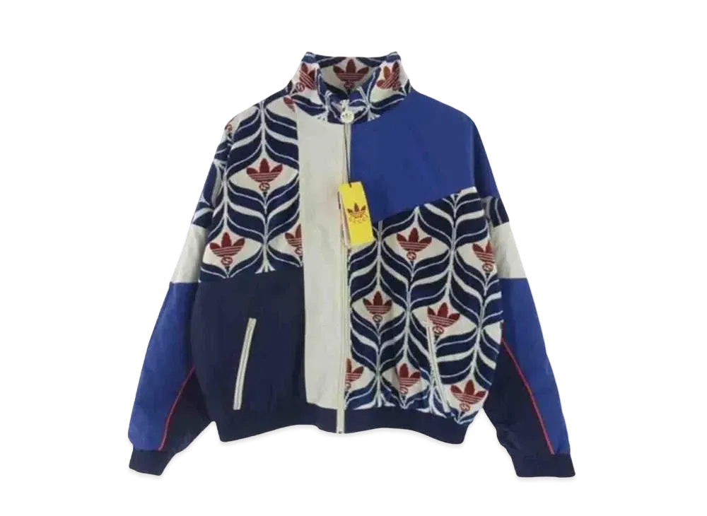 GUCCI x Adidas Men's Interlocking G And Trefoil Jacket "Blue/White"