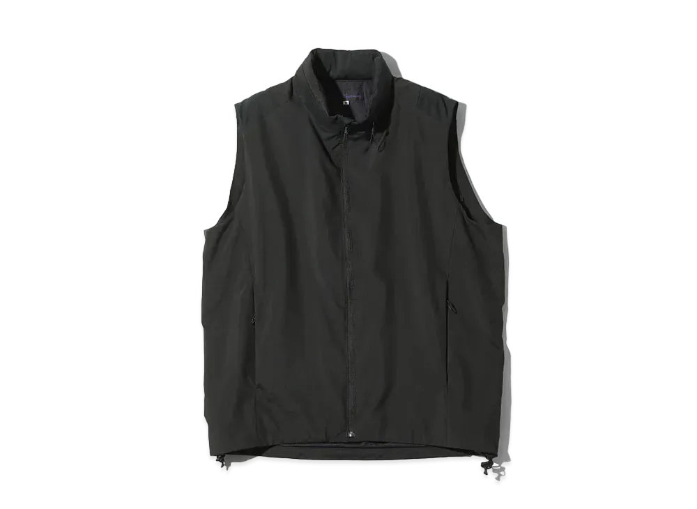Needles SB Vest Poly Brushed Taffeta "Black"