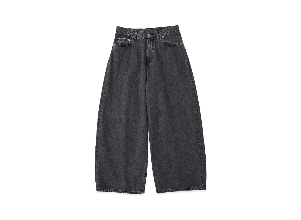 DIGAWEL Wide Straight Jeans "Fade Black"