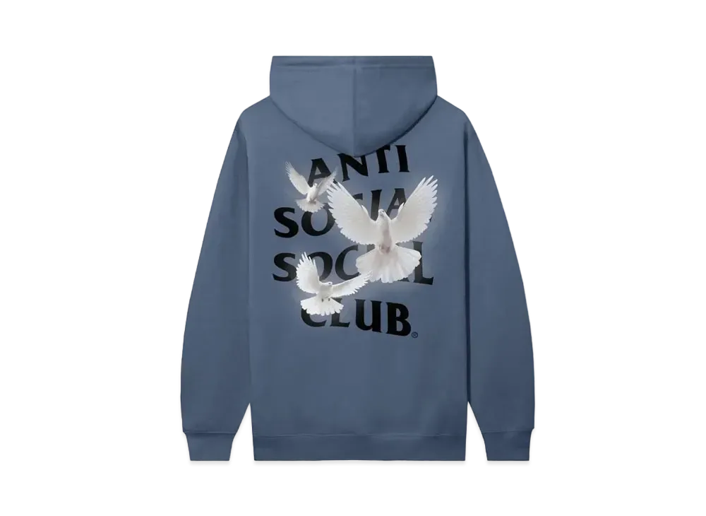 ANTI SOCIAL SOCIAL CLUB Appreciate Life Hoodie "Storm Blue"