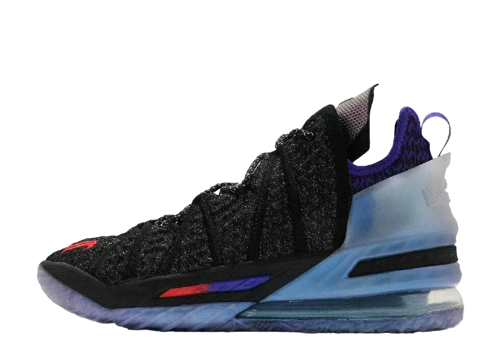 ナイキ レブロン18 "ブラック/パープル/レッド"