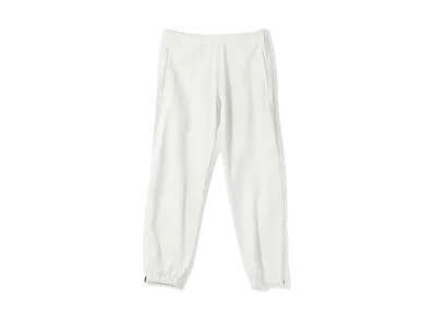 Needles Zipped Sweat Pant C/PE Bright Jersey "White"