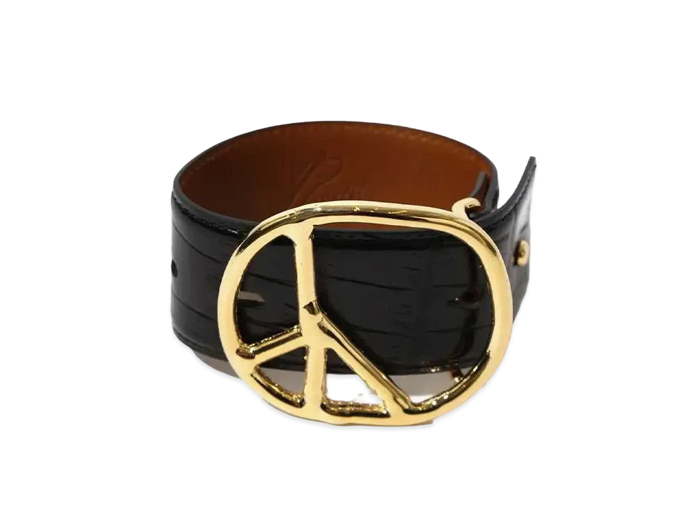 Needles Peace Buckle Bracelet Python "Gold"