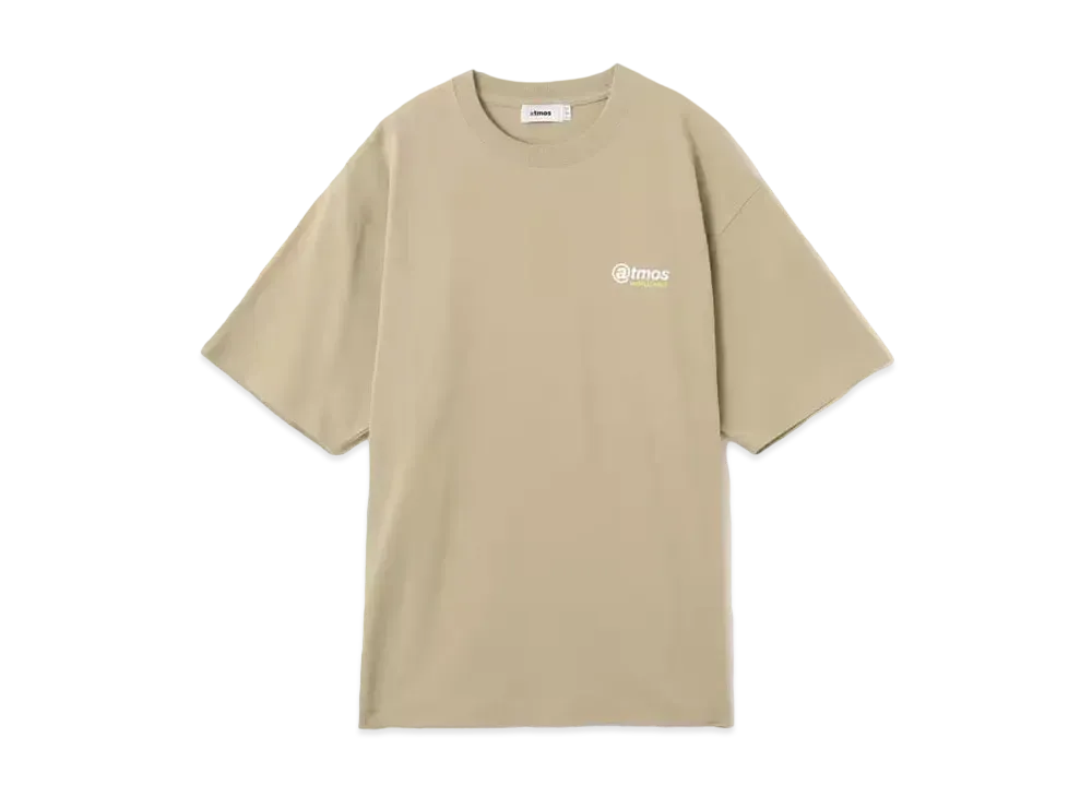 atmos @ Logo Print T-shirt "Beige"
