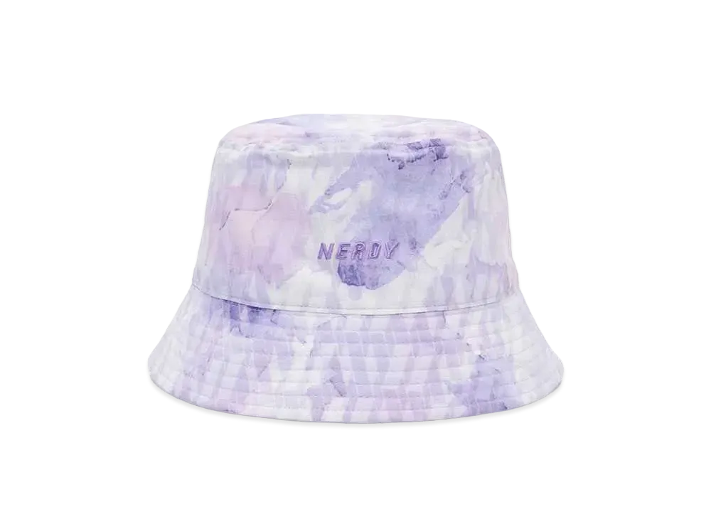 atmos x NERDY DNA Watercolor Brush Bucket Hat "Purple"