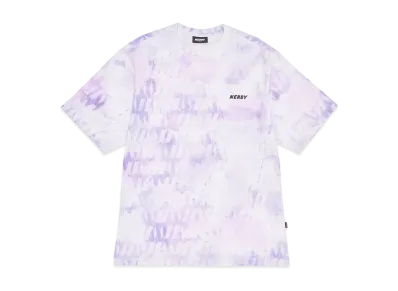 atmos x NERDY DNA Watercolor Brush 1/2 Sleeve T-Shirt "Purple"