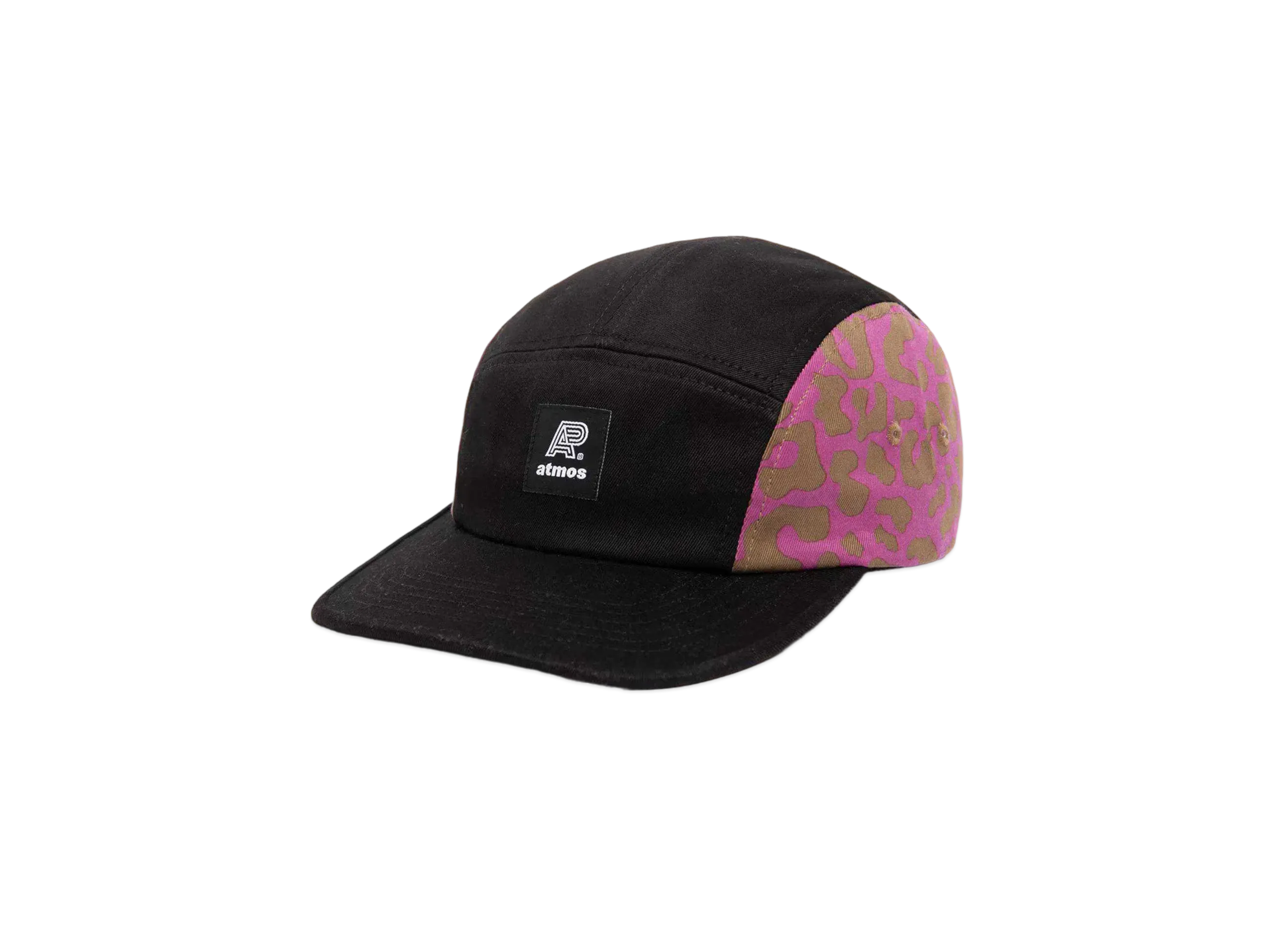 atmos x ALBINO & PRETO 5 Panel Cap "Black"