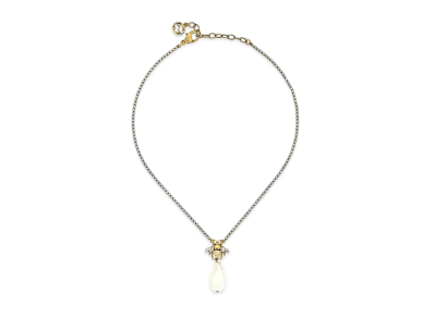 GUCCI Bee Necklace With Pearl