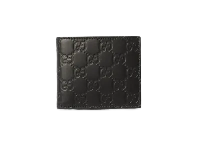 GUCCI Guccissima Bi-fold Wallet "Black"
