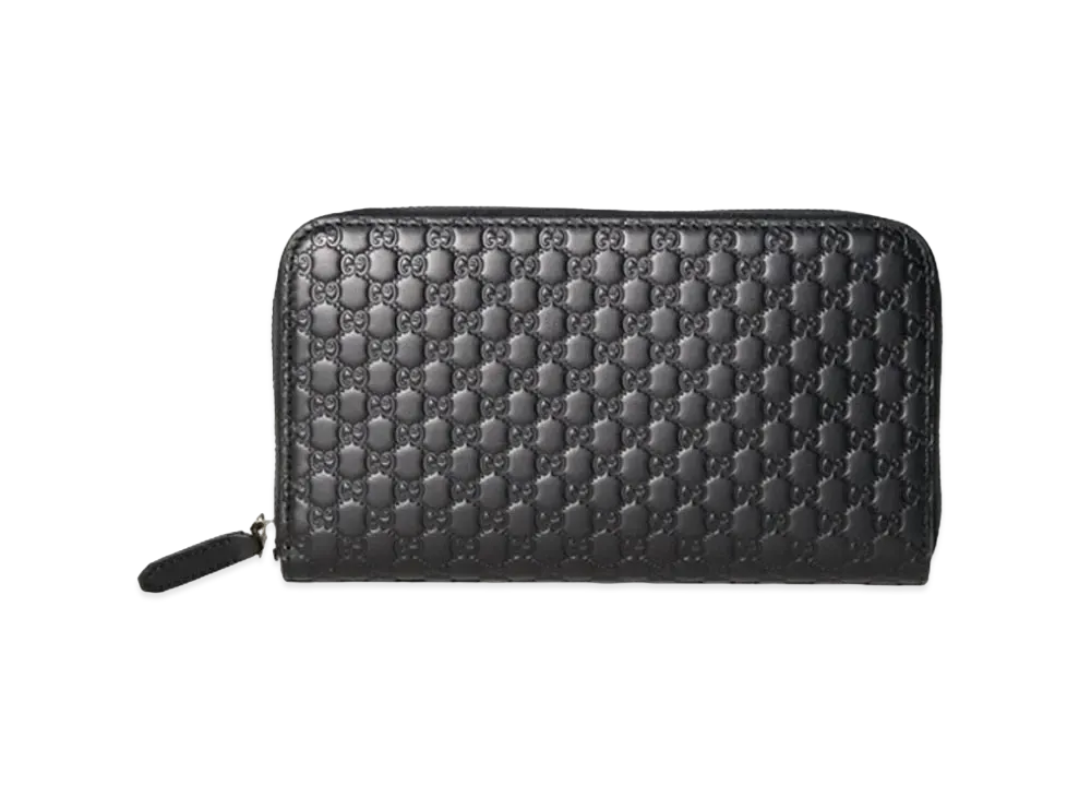 グッチ マイクログッチシマ ジップアラウンドウォレット 