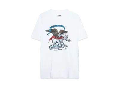 PORKCHOP x MASSES T-SHIRT POLAR BEAR P "WHITE"