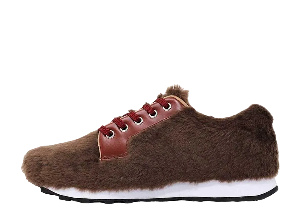 サンガッチョ モコモコの靴 "ブラウン"