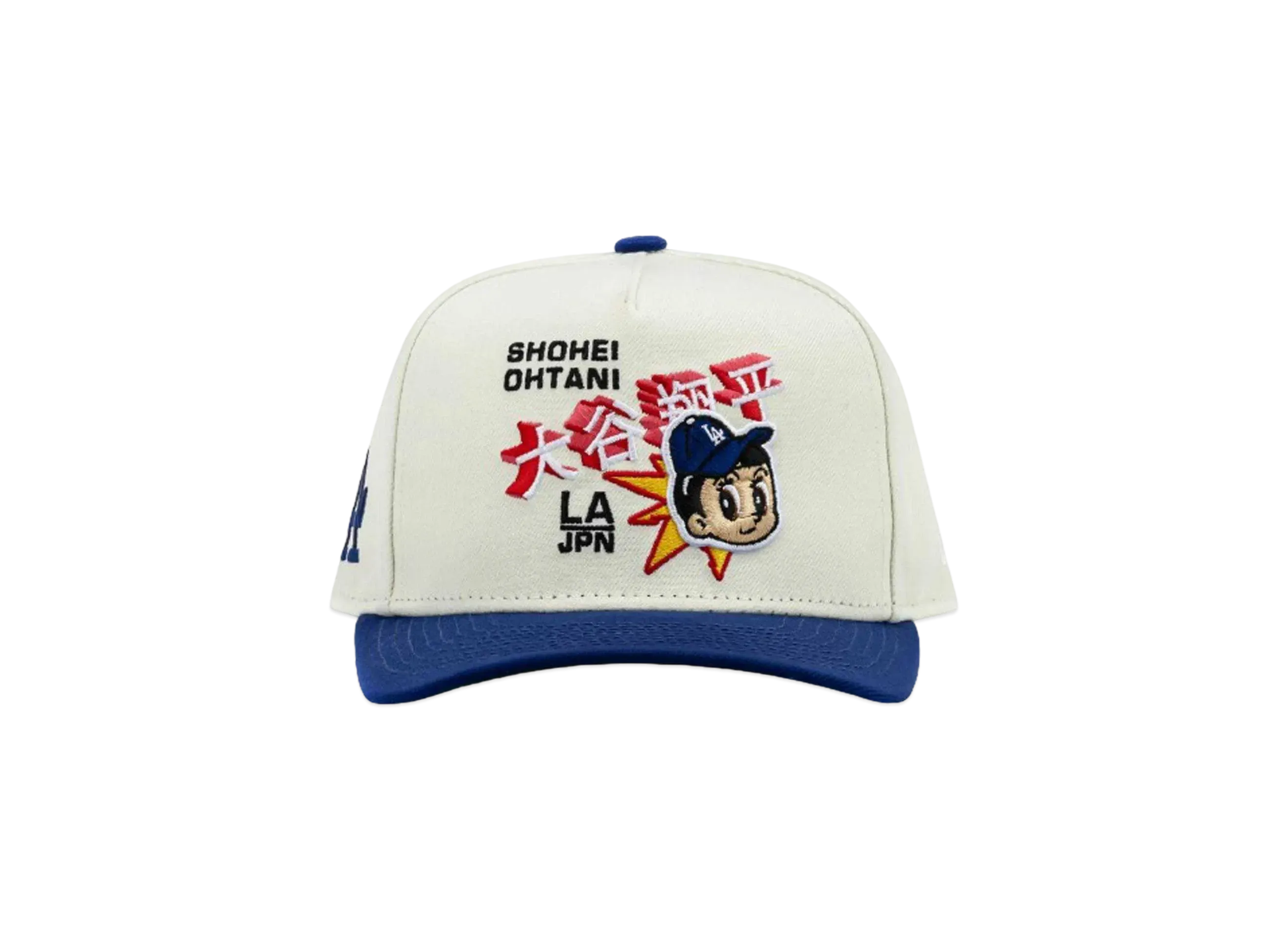 NEW ERA Shoe Palace Exclusive Los Angeles Dodgers Shohei Ohtani 950AF Snapback "Beige/Blue"