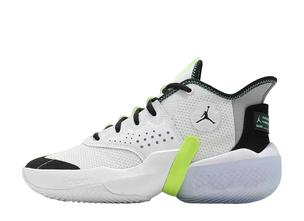 Nike Jordan React Elevation "White/Black/Green Glow/Volt"