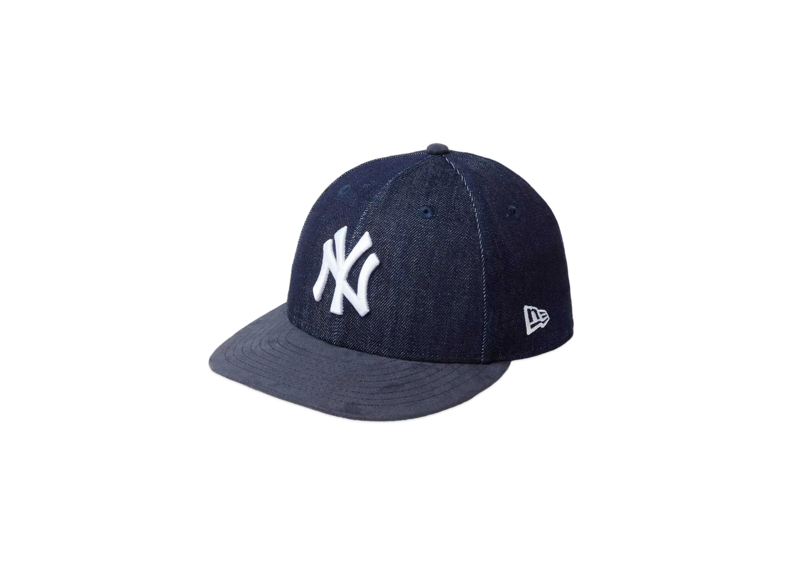 NEW ERA LP 59Fifty MLB Denim 2-Tone New York Yankees Suede Visor "Indigo Denim/Navy"