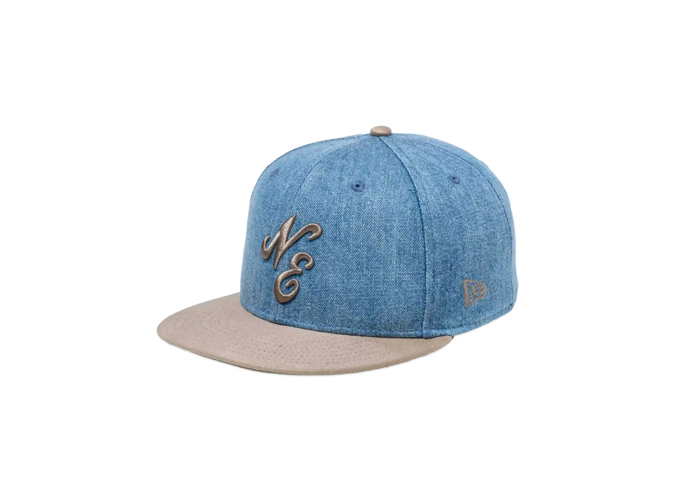NEW ERA 59Fifty MLB Denim 2-Tone Classic Logo "Washed Denim/Khaki"