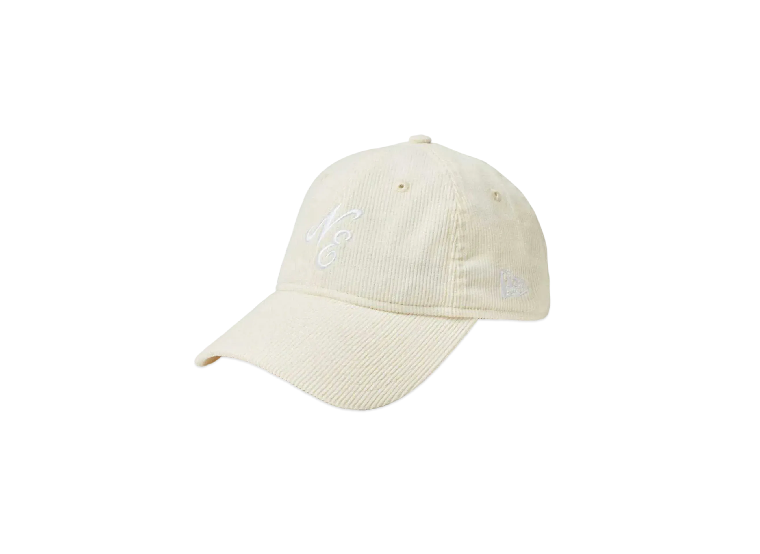NEW ERA 9Twenty Micro Corduroy Classic Logo "Chrome White"