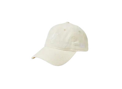 NEW ERA 9Twenty Micro Corduroy Classic Logo "Chrome White"