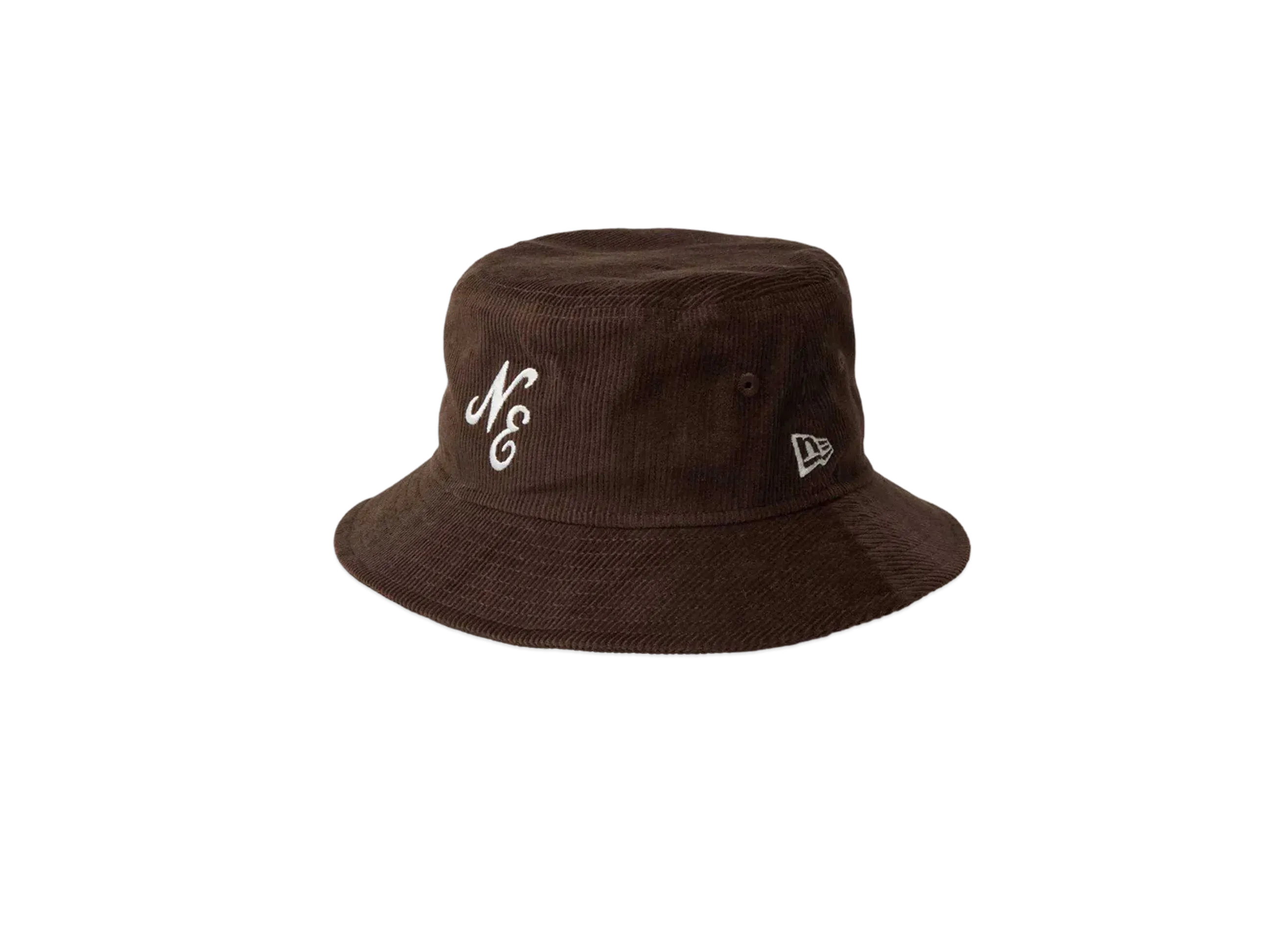 NEW ERA Bucket 01 Micro Corduroy Classic Logo "Walnut"