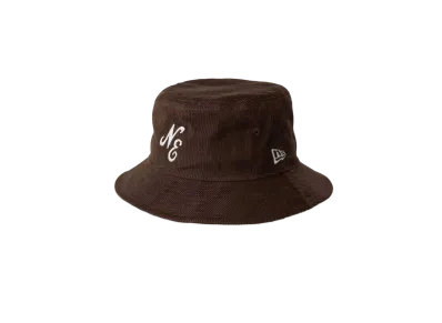 NEW ERA Bucket 01 Micro Corduroy Classic Logo "Walnut"