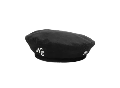 NEW ERA Beret Micro Corduroy Classic Logo "Black"