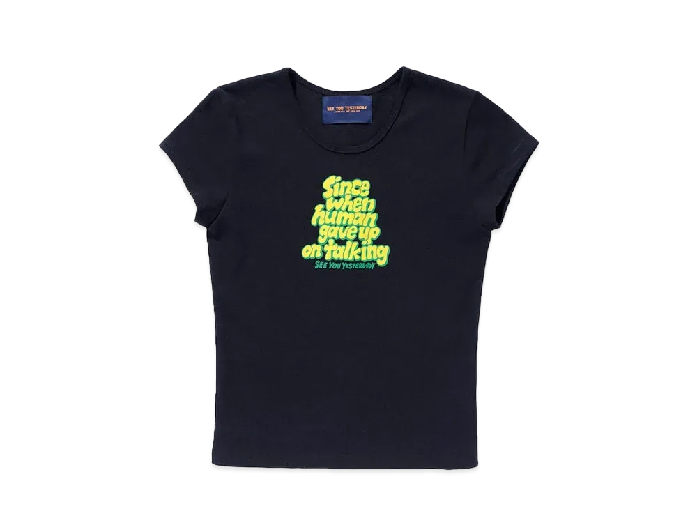 VERDY x SEE YOU YESTERDAY Ladies T-shirt "Black"