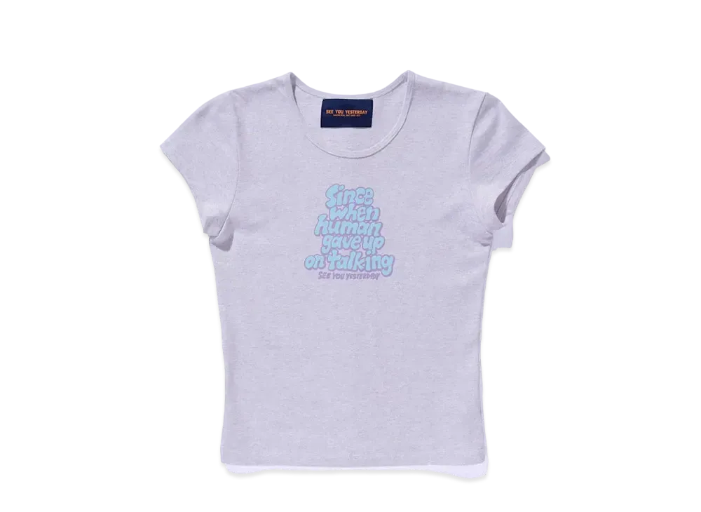 VERDY x SEE YOU YESTERDAY Ladies T-shirt "Gray"