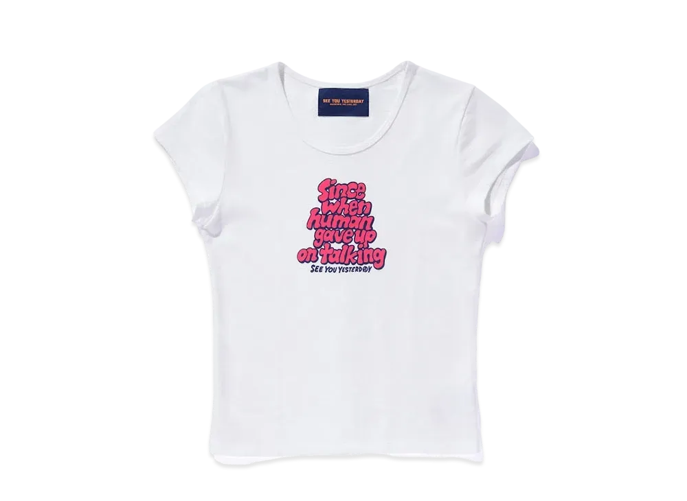 VERDY x SEE YOU YESTERDAY Ladies T-shirt "White"