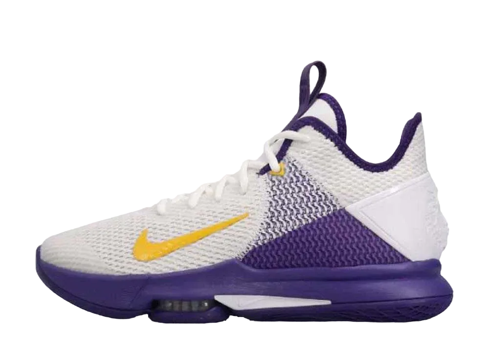 Nike LeBron Witness 4 "White/Amarillo/Field Purole"