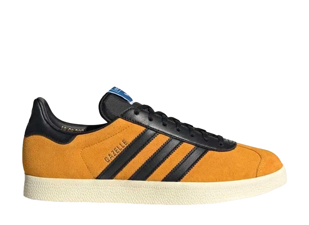 アディダスオリジナルス ガゼル "チームカレッジゴールド/コアブラック/クリームホワイト"