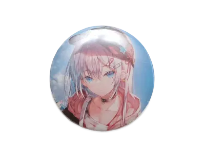 atmos x 100 Artists Exhibition Miwabe Sakura Badge "Multi"