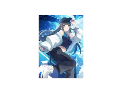 atmos x 100 Artists Exhibition Kagati Saku Poster "Multi"