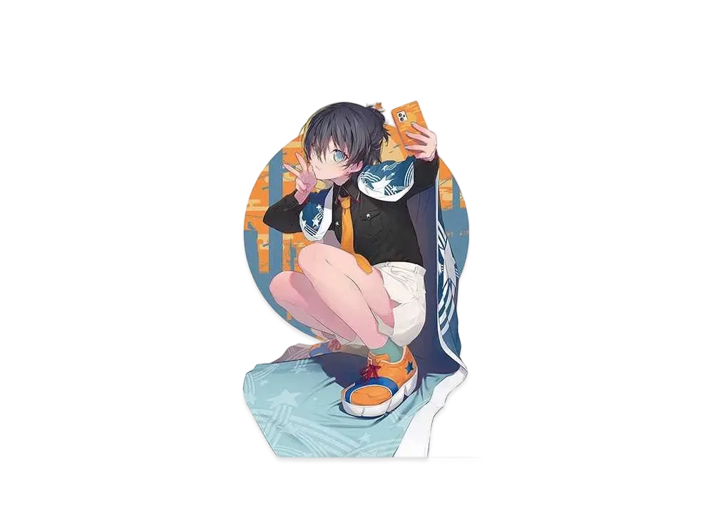 atmos x 100 Artists Exhibition Niristu Poster "Multi"