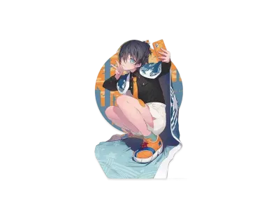 atmos x 100 Artists Exhibition Niristu Poster "Multi"