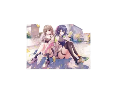 atmos x 100 Artists Exhibition Twin Box Poster "Multi"